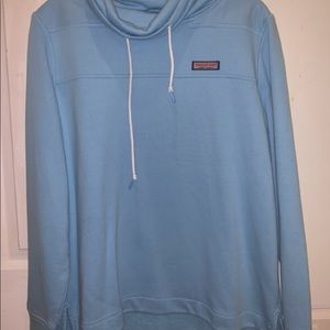 “Garment Dyed Relaxed Funnel Neck Shep Shirt”